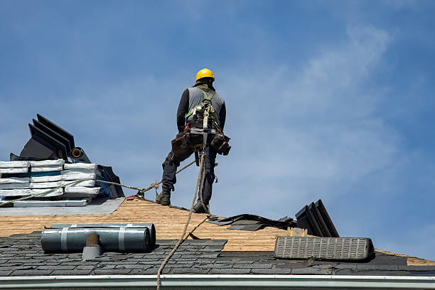 Professional Roofing technician working in Dahlonega, GA